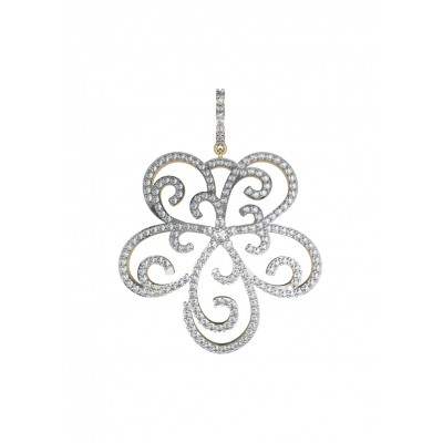 Ethereal Design Diamond Pendant